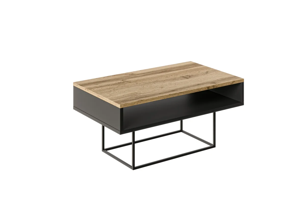 Couchtisch "Enna" 100cm (Eiche Wotan) – Bild 3
