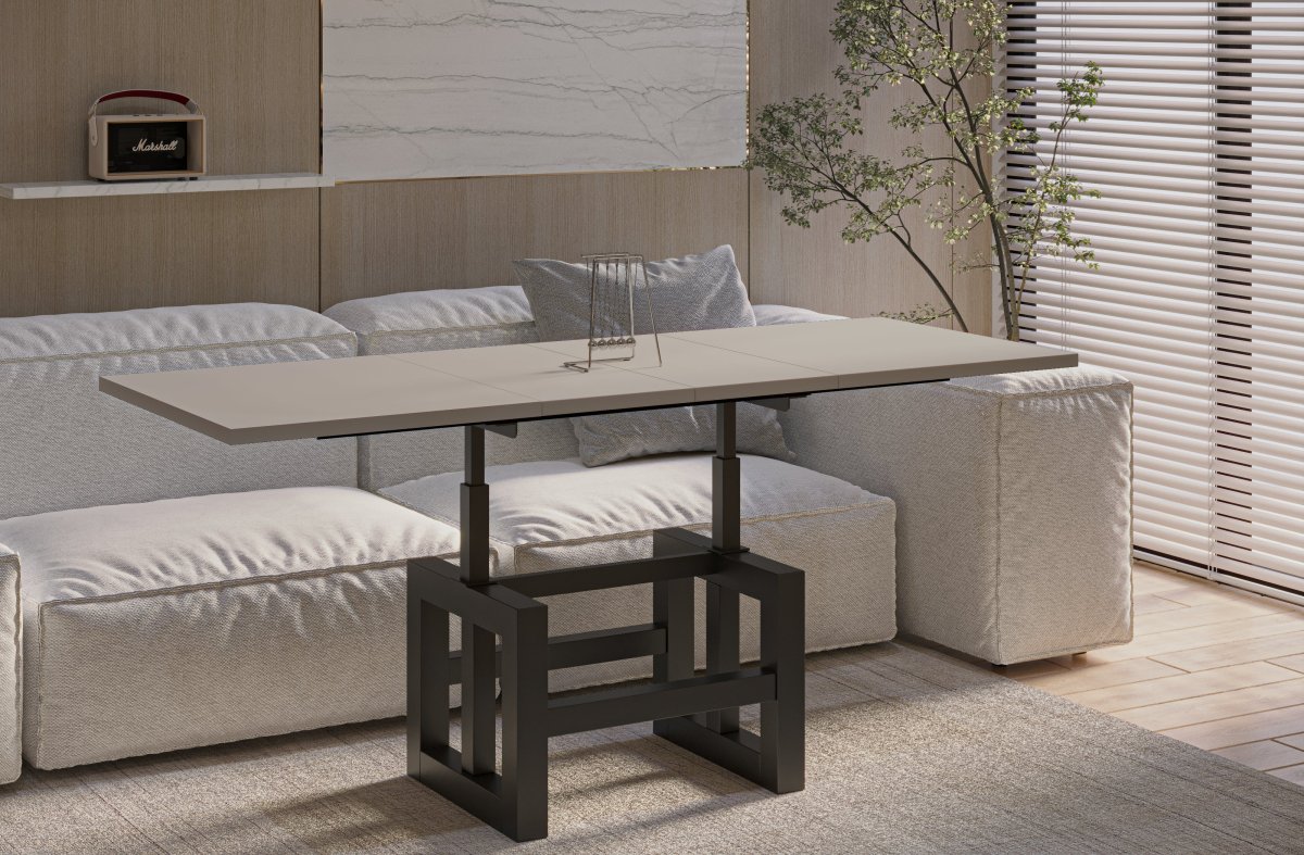 Couchtisch "Lili" 110-170cm (Kaschmir Beige) – Bild 2