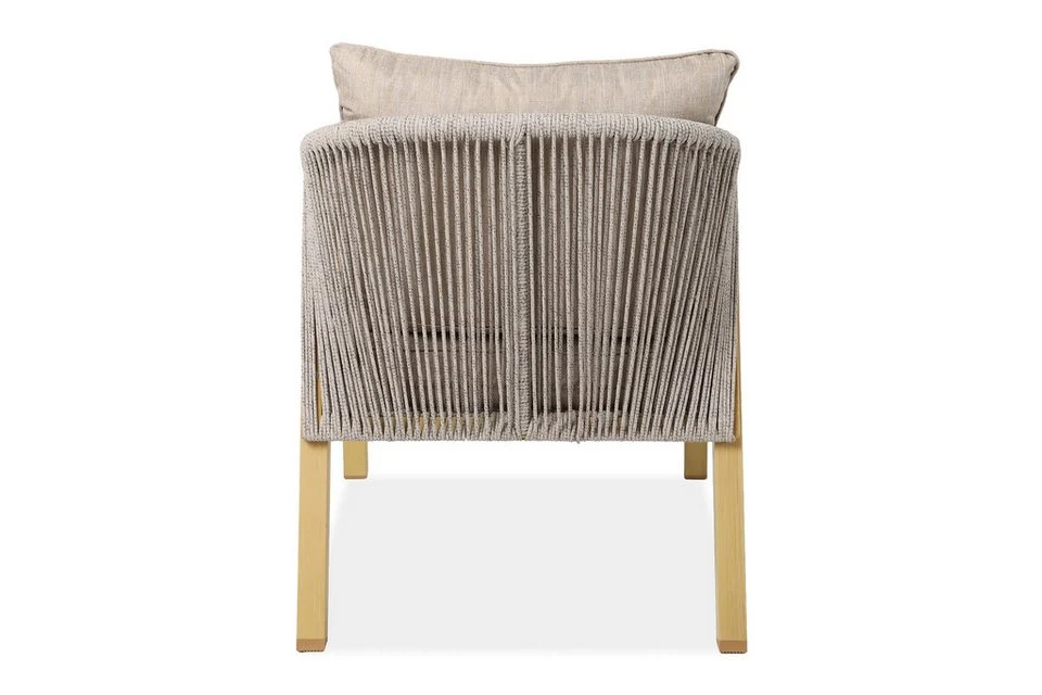 Bjorkka Gartenlounge-Set "LOARA CAFFE" Holz-Optik Rope Skandinavisch – Bild 8