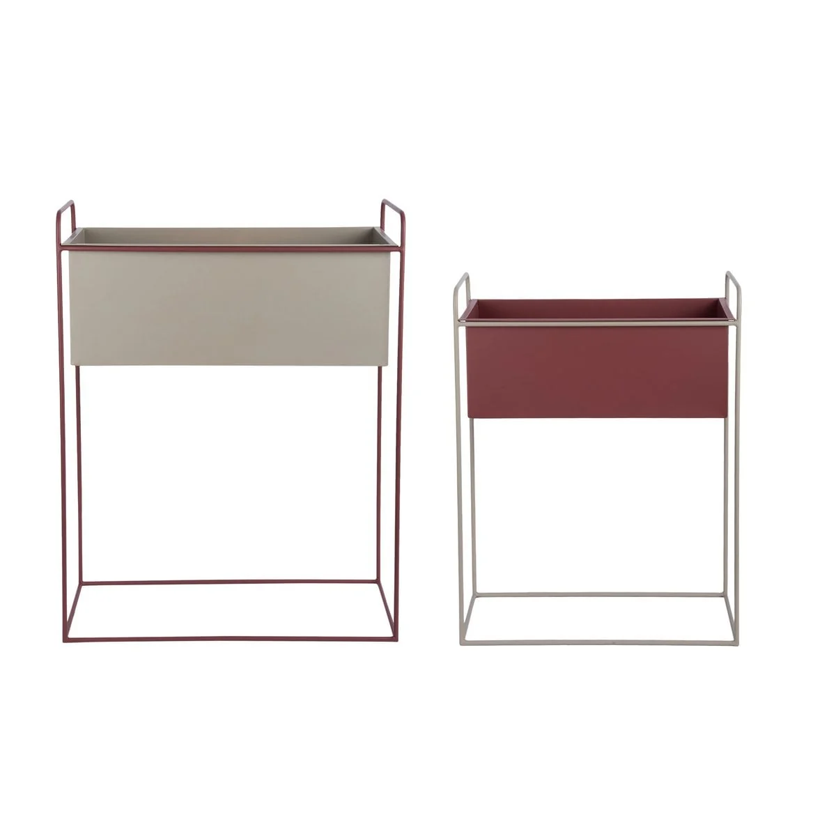 Pflanztopf-Set Reina Rot 65 cm – aus Eisen von Present Time – Bild 3